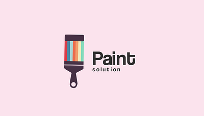 Paint Solution Logo business logo logo logo design minimalist logo modern logo