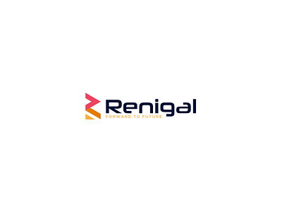 Renigal arrow colorful cool forward future initial logo initial r initials letter r modern monogram r r rewind simple