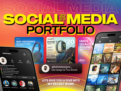 Social Media Posts Portfolio 2023 graphic design graphics insta instragram portfolio post design poster posts social media