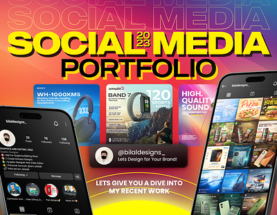 Social Media Posts Portfolio 2023 graphic design graphics insta instragram portfolio post design poster posts social media