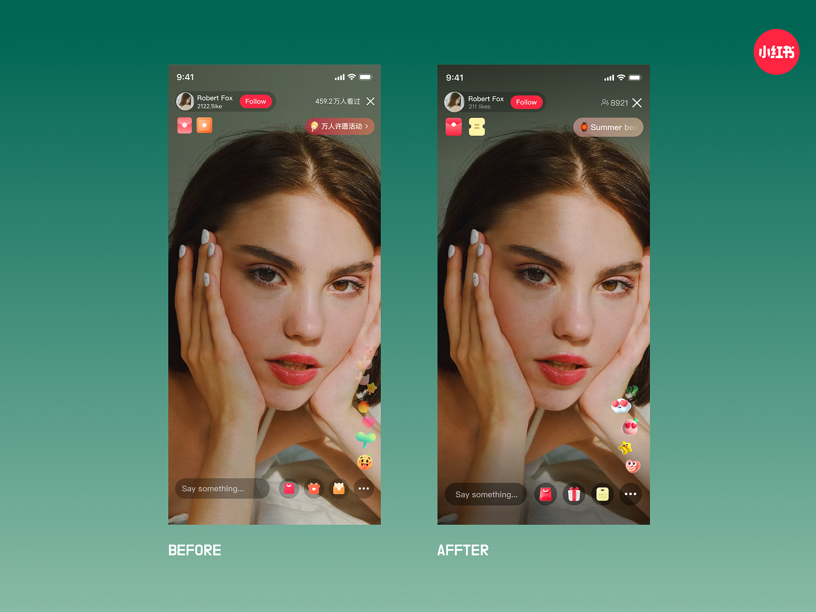 Red Live Ui Upgrade By Firecraker On Dribbble