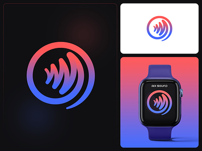 Sound Wave audio beat best sound logo echo gradient letter o mark melodies modern sound music o logo play song sound sound eave speaker symbol symphony top audio logo wave