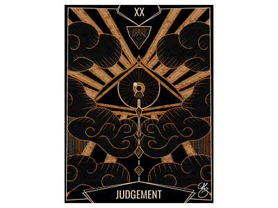 Michel Couvreur - Judgment 2023 art card digital art illustration judgment michel couvreur tarot