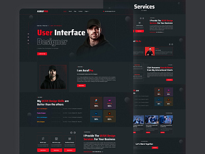 Portfolio Landing Page designs, themes, templates and downloadable graphic  elements on Dribbble