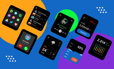 Apple Watch UI Design ui