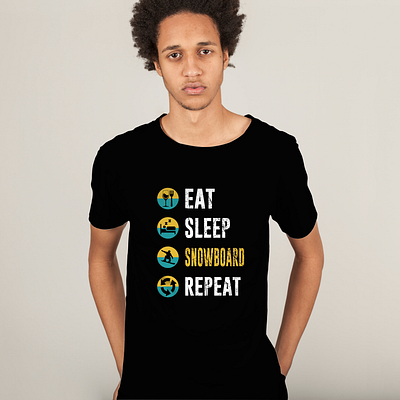 snowboard t-shirt designs apparel branding design eat extreme fashion game graphic design illustration retro sleep snow snowboard snowboard t shirt sports t shirt designs trendy typography unique vintage