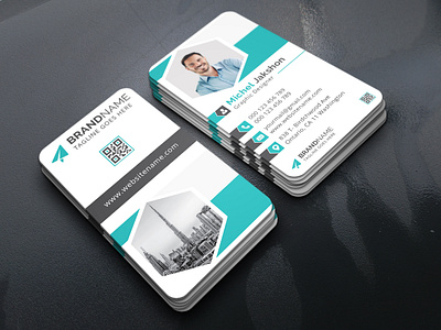 Corporate Business Card ads advertising branding business card design graphic design graphics id card illustration logo social media post t shirt ui visiting card