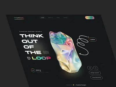 Freemium Colorful Stone Library 3d branding framer graphic design motion graphics ui