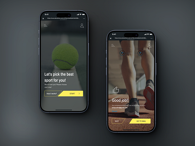 Decathlon Test App Progress Pages branding conceptual design decathlon done mobile app success page ui ux