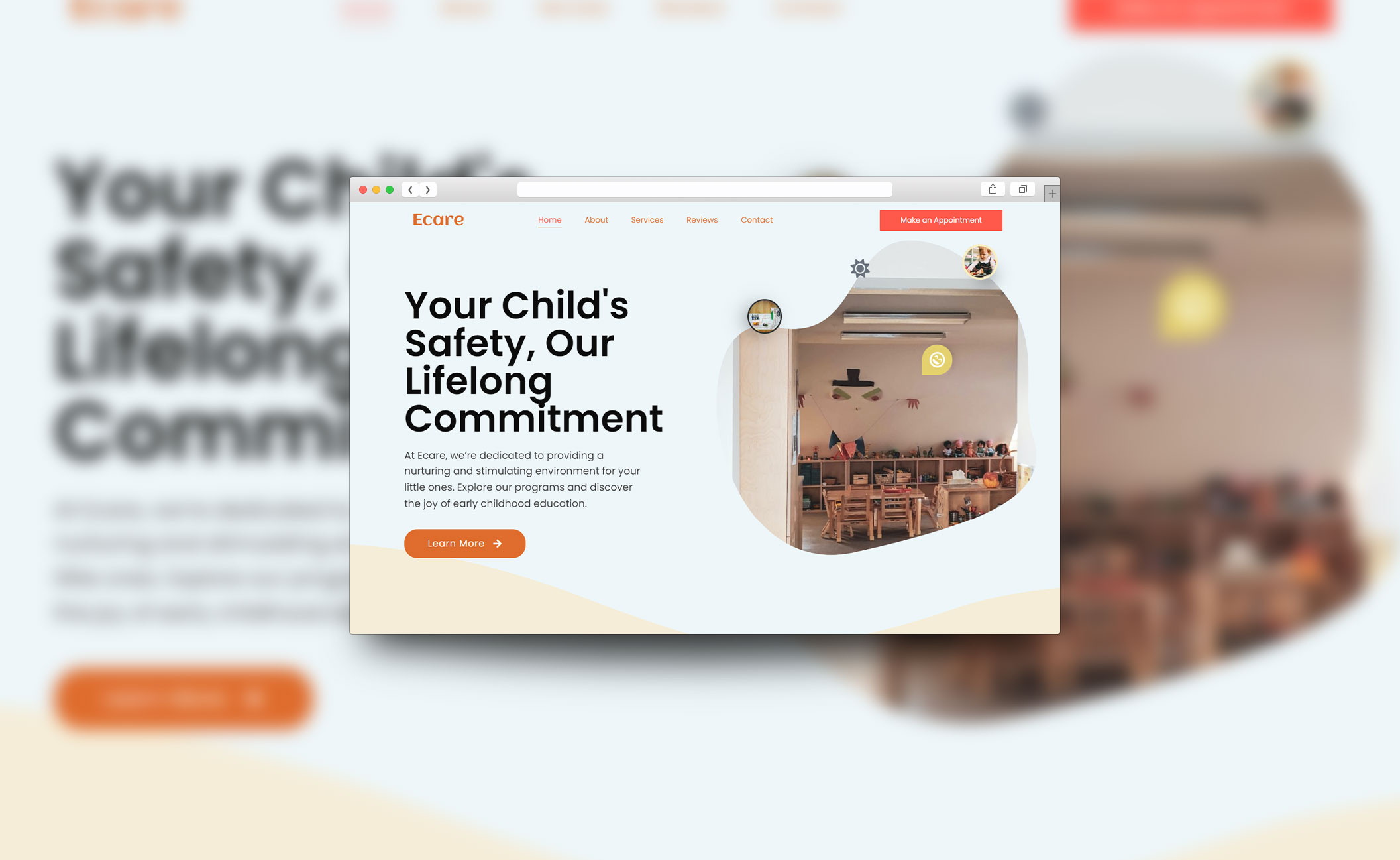 Example of Custom Word Press Website (Non Ecommerce)