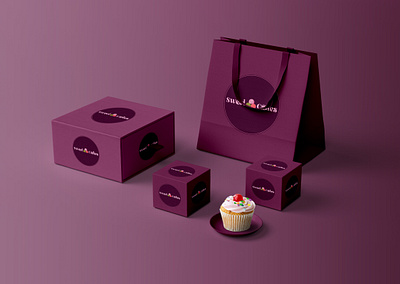 Sweet Cakes Bakery Logo Design ad bag bakery branding cake cupcake cute design graphic design identity logo marketing media mockup packaging post product sell social sweets