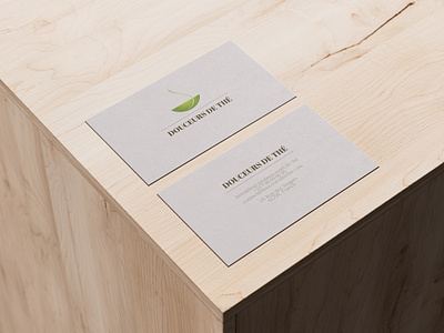 Identité visuelle pour "Douceurs de thé" branding logo