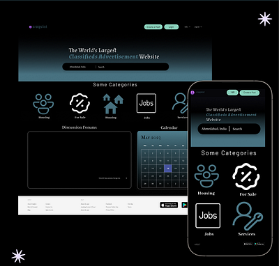 Craiglist Redesign branding craiglist design redesign ui