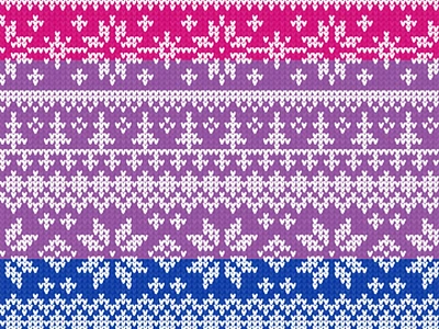 Bisexual christmas sweater pattern art bi bisexual bisexual community christmas christmas sweater digital digital art festive lgbt lgbtq lgbtqia pattern pride queer queer community snowflake sweater