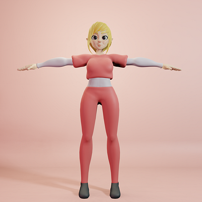 Elle Ember - 3d character 3d animation character design