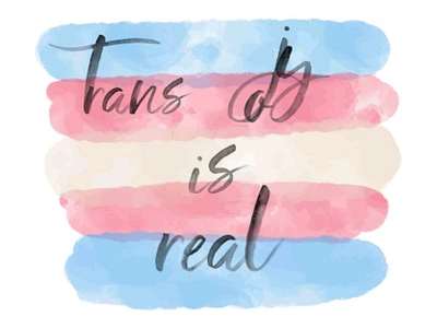 Trans joy is real 🏳️‍⚧️ art digital digital art ftm joy lgbt lgbtq lgbtqia mtf trans trans community trans flag trans joy trans joy is real trans men trans women transgender transgender community typography watercolor