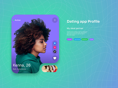 Dating app profile Design app clean dating dating app dating mobile app dating ui kit datingapp mobile mobile design motion social media app ui ui app ui dating app ui kit ui mobile app uiux ux app