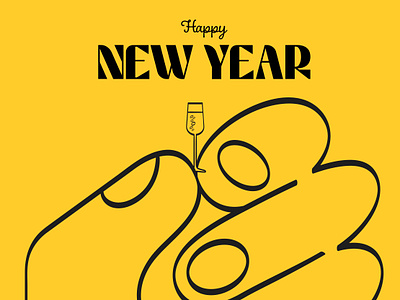 Happy 2024! 10k 2024 art celebration champagne cheers design digital art hand illustration new year thanks vector