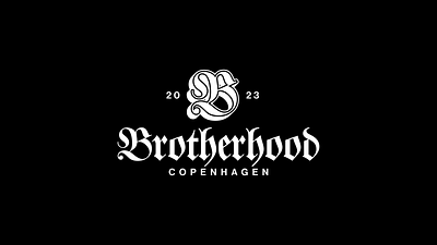 Brotherhood Streetwear Logo clothing brand logo illustration logo logo makers logo redesign streetwear logo typography