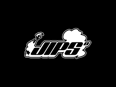 JIPS y2k logo 2000s logo branding logo y2k y2k logo
