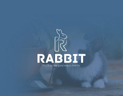 Rabbit Logo branding graphic design logo logo design logo designer minimal logo minimal style vintage logo