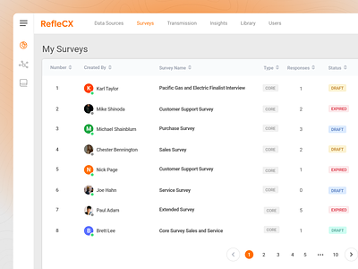 Survey Builder App Design app application minimal survey survey builder ui web