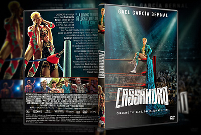 Cassandro (2023) DVD Cover design dvd dvdcover dvdcustomcover photoshop