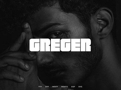 Greger - Display Typeface + WebFonts bigletter branding breakletter greger headline largtext stunning supercatchy