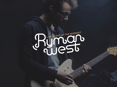 Ryman West Wordmark branding logo music music logo typeface wordmark