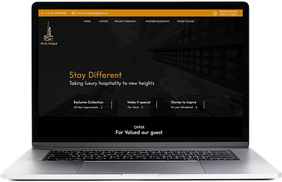 Burj Yaqub branding design graphic design intro video ui video web design website website design