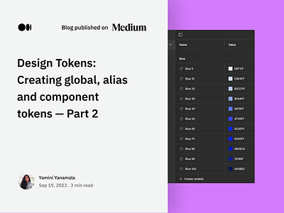 Blog - Design tokens part 2 blog graphic design motion graphics ui ux