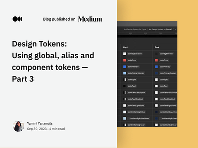 Blog - Design tokens part 3 blog graphic design motion graphics ui ux