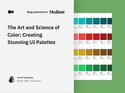Blog - Creating color palette blog design motion graphics ui ux