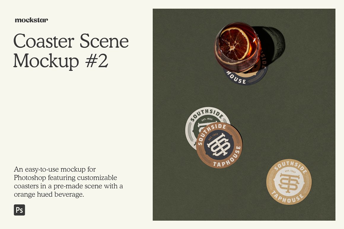 Coaster Scene 2 Mockup by Product Mockups on Dribbble