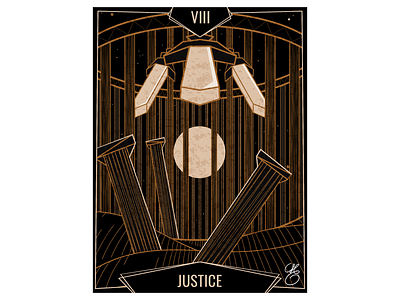 Michel Couvreur - Justice 2023 art card digital art illustration justice michel couvreur sword swords tarot