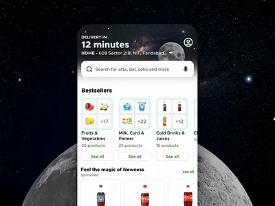 Chandrayaan 3's launch animation application design chandrayaan e commerce galaxy graphic design home page space ui