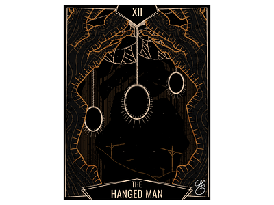 Michel Couvreur - The Hanged Man 2023 art card digital art hanged man illustration michel couvreur tarot