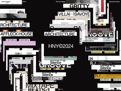 DR©23 brand branding design digital graphic grid layout real recap typography web year