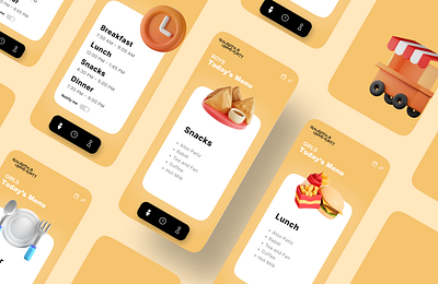 Mess App app design app ui figma food app food app ui food ui mess app minimal and modern ui ui ux