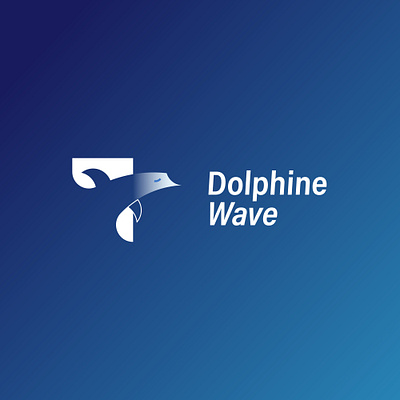 Dolphine wave logo design brand idevtity design branding logo designs