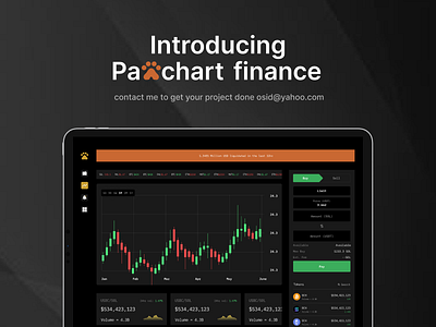 Pawchart crypto chart crypto design product design ui web3