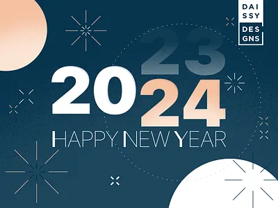 Happy New Year 🥂✨ celebration daissydesigns