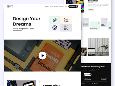 NexaStudio - Design Agancy designagancy landing minimaldesign ui webdesign