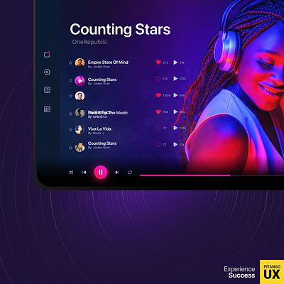 Music App player app application design musicapp player ui ux