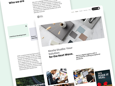 Design Agancy - About Us Page aboutus designagency minimaldesign ui webdesign