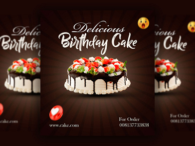 Social Media Post Design birthday banner design