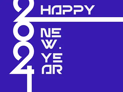 Happy New Year 2024 branding digitalmarketing newyear newyear2024 webdesign zerifbranding
