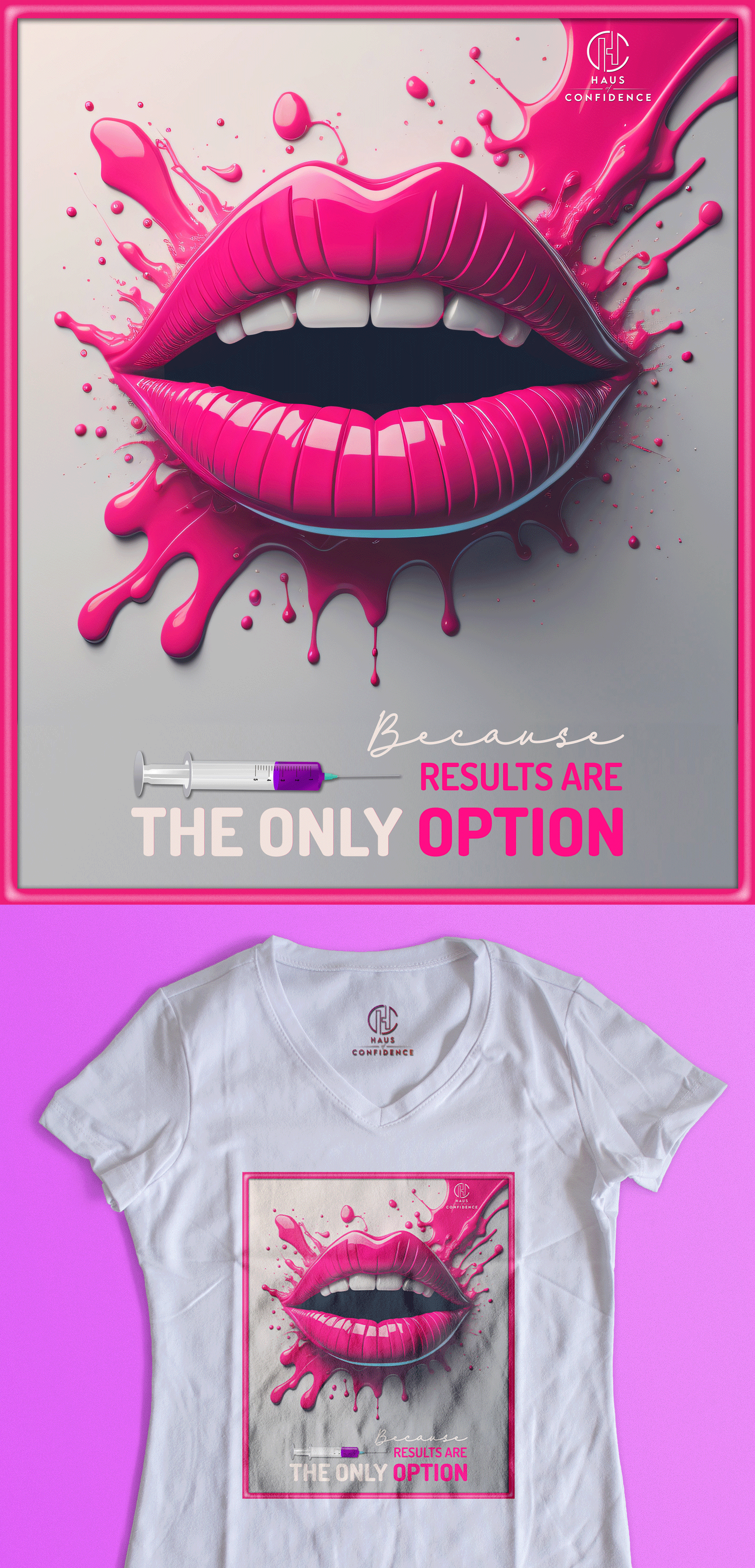 Vibrant visions medspa tshirt design brand design brand identity design illustration label design labeldesign t shirt visual identity