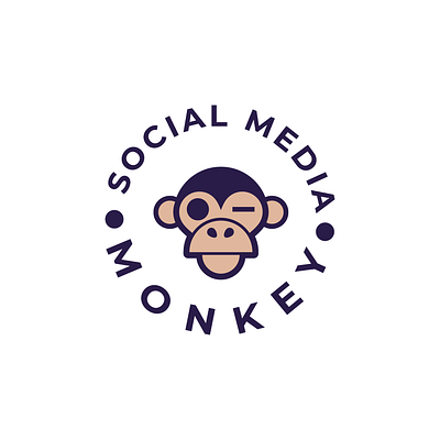 MONKEY branding design flat graphic design logo minimal vector