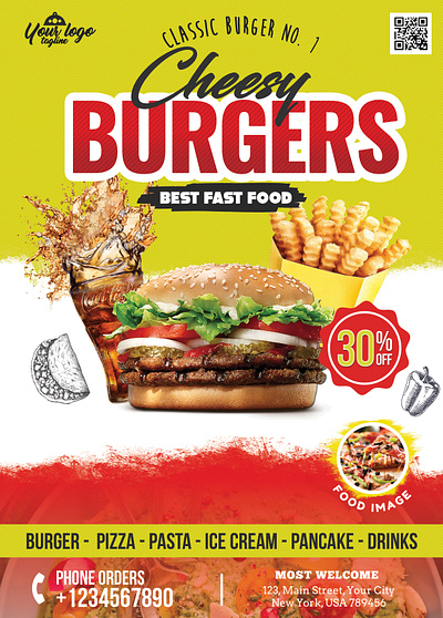 BURGER FAST FOOD 3d branding burger fast food graphic design ui